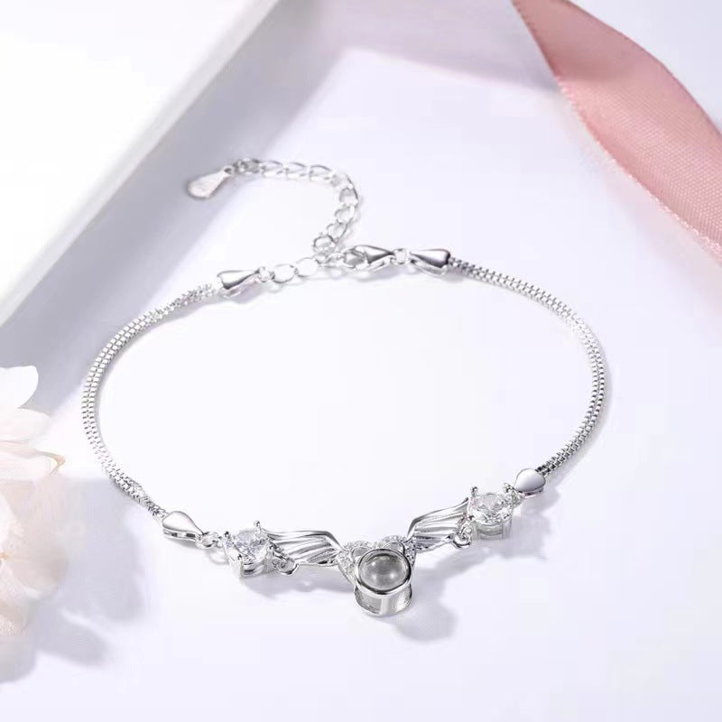 Angel Wings Projection Bracelet - My Keepsake Story