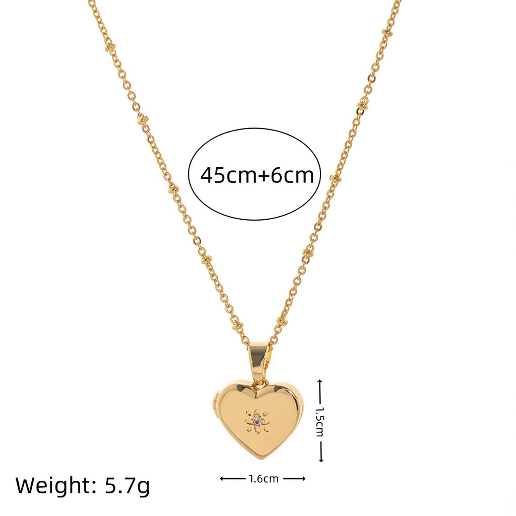 Hidden Photo Memory Necklace measurements - My Keepsake story