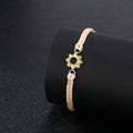 Pink Sunflower projection bracelet - My Keepsake Story