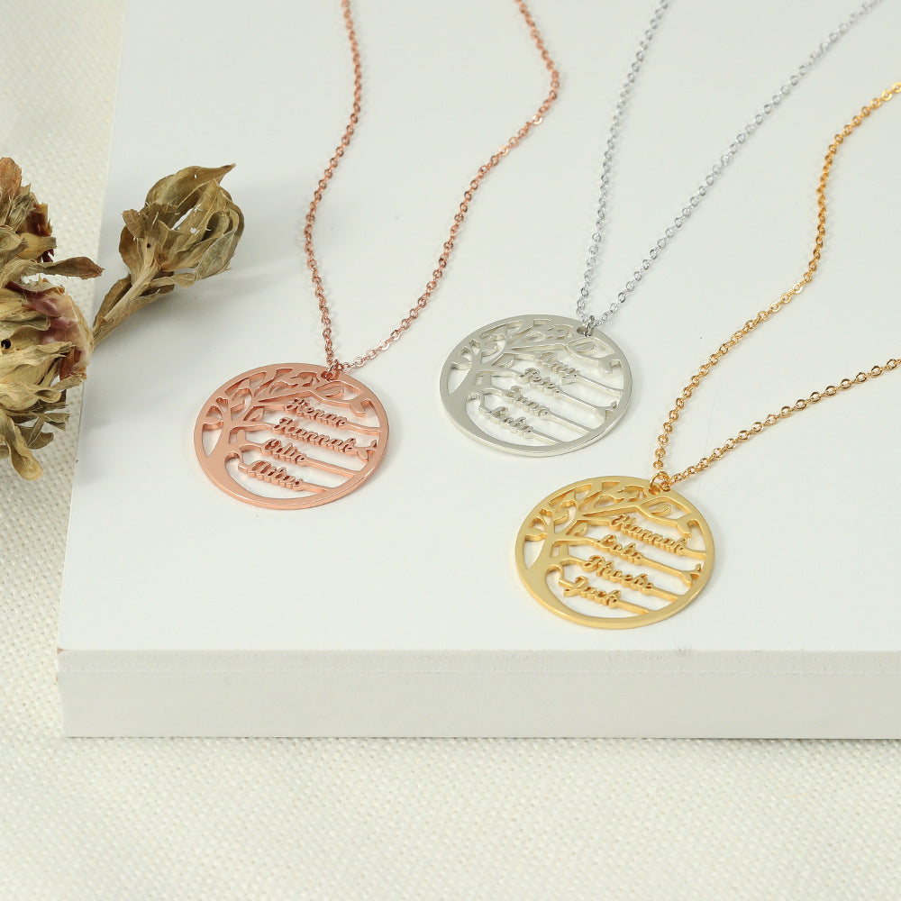 Customizable Tree of Life necklace - My Keepsake Story