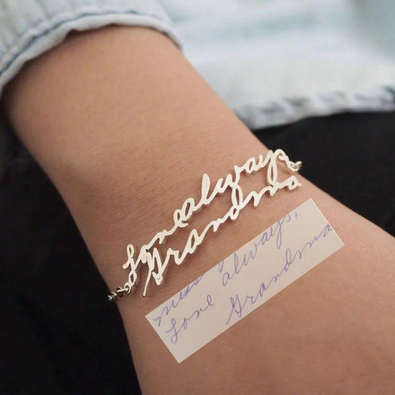 handwriting custom bracelet My Keepsake Story