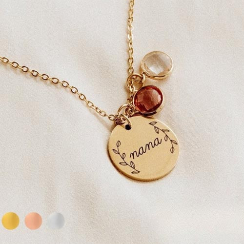 customized birthstone necklace My Keepsake Story