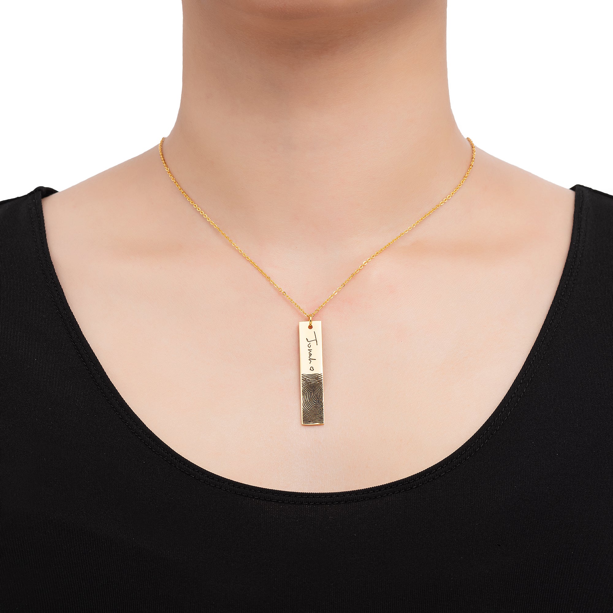 customizable gold necklace My Keepsake Story