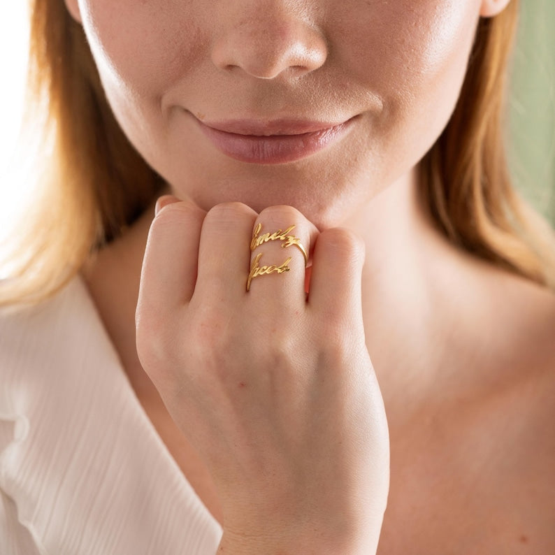 Personalized ring My Keepsake Story