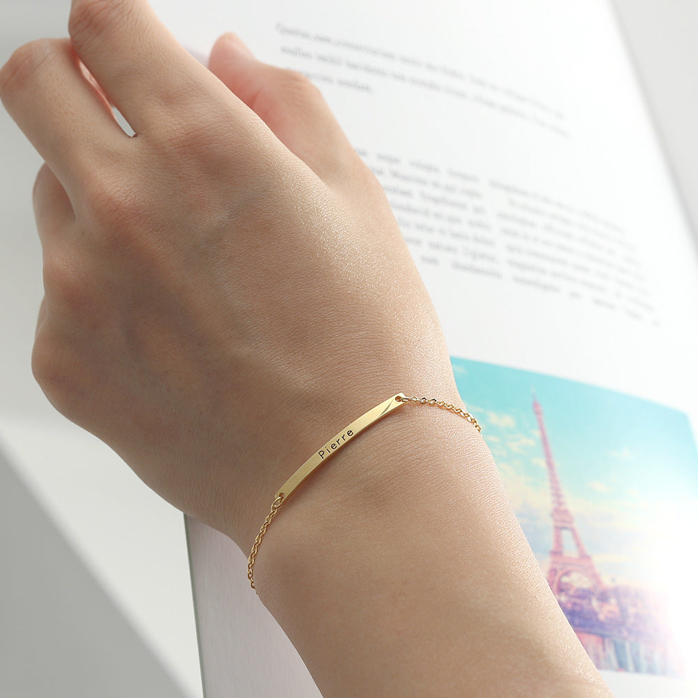 delicate engravable bracelet - My Keepsake Story