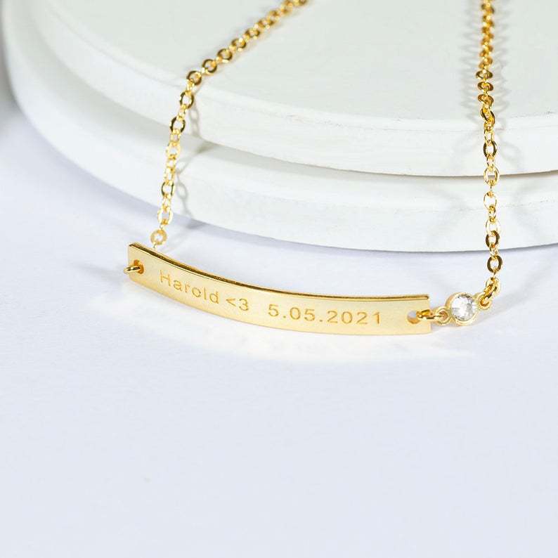 custom engraved bracelet - My Keepsake story