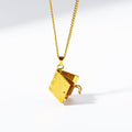 gold Hidden Photo Memory Book Shaped Locket Necklace - My Keepsake story