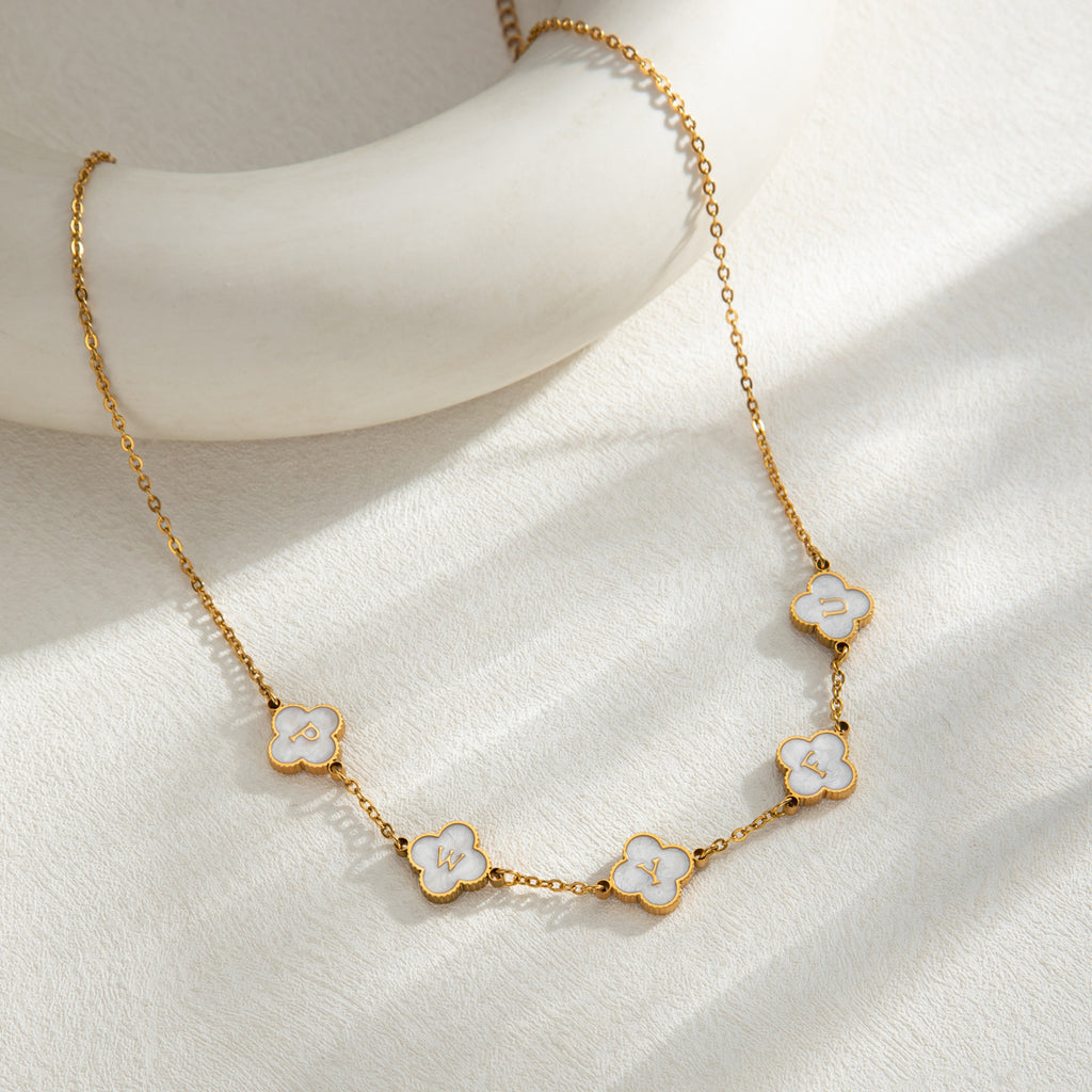 beautiful mother of pearl custom necklace My keepsake Story