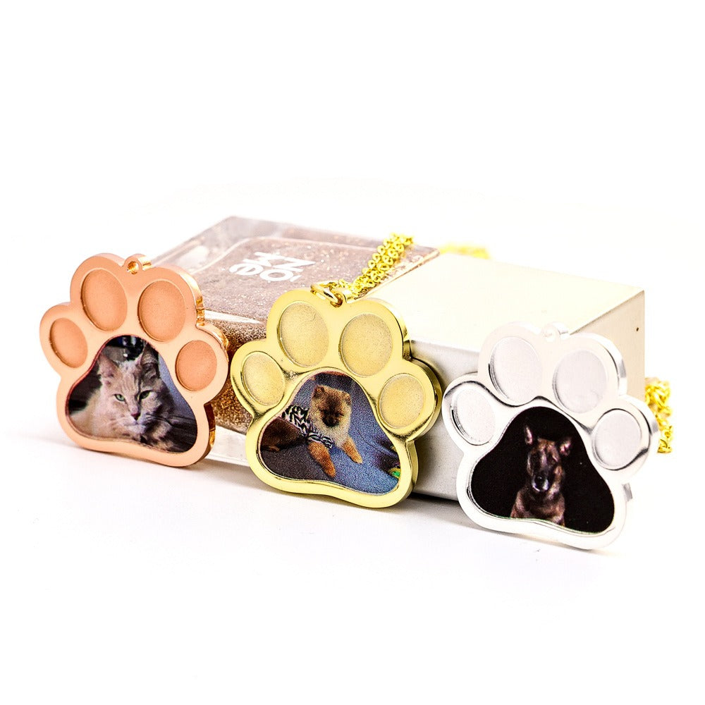 kitten memorial necklace in 3 colours My Keepsake story