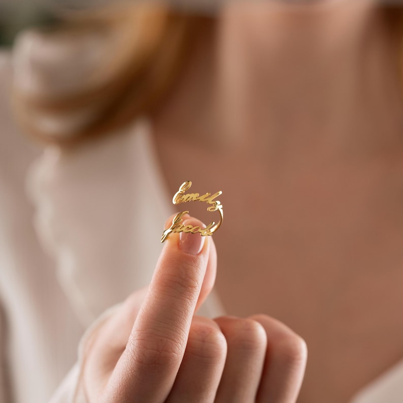 a customizable ring My Keepsake Story
