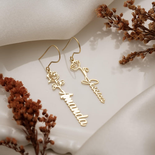 name earrings - My Keepsake story