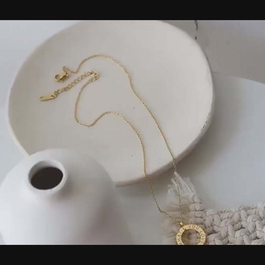 ring necklace video