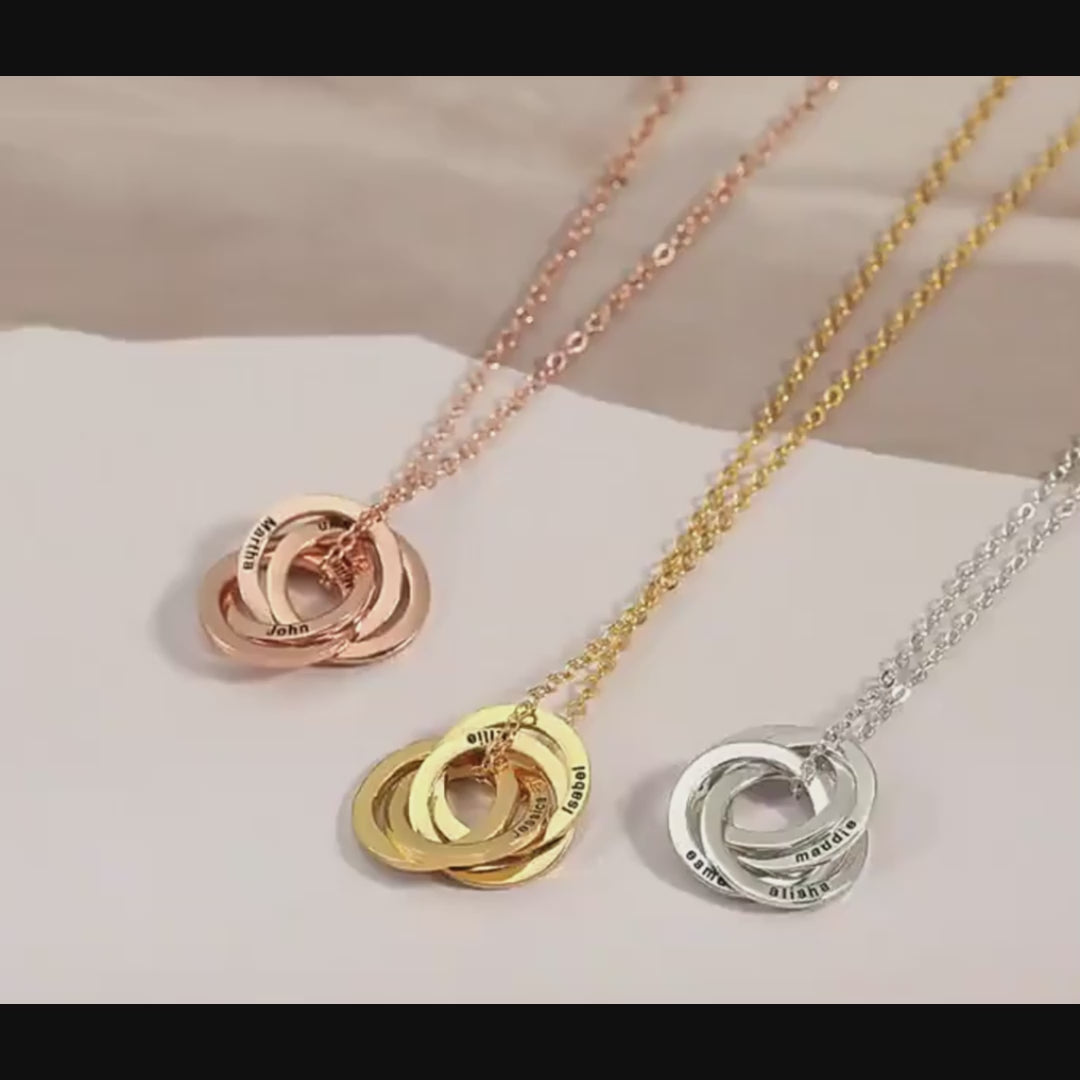 interlocking hearts necklace video