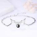 Custom Angel Wings Projection Bracelet - My Keepsake Story