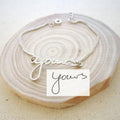 actual handwriting custom bracelet My Keepsake Story