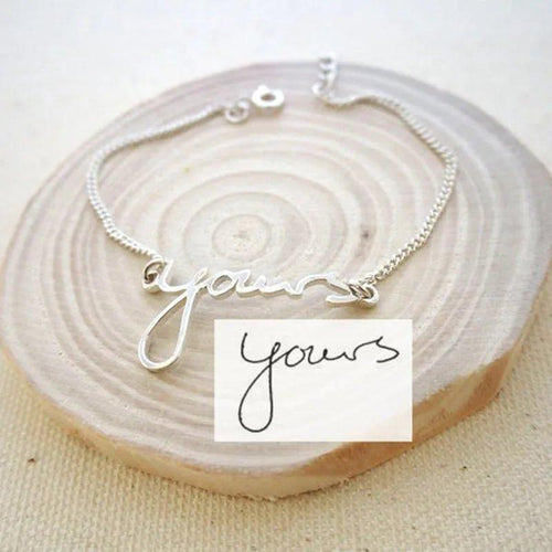 actual handwriting custom bracelet My Keepsake Story